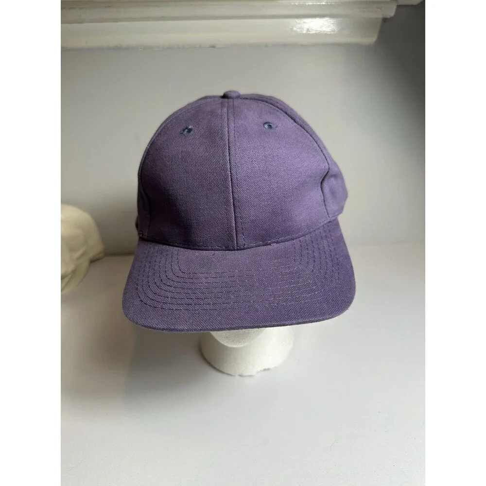 Blank Strapback Baseball Hat Four Seasons Purple Outdoor Cap See Pics Vintage